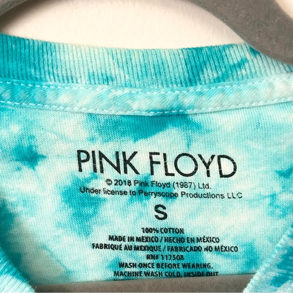 Pink Floyd Cropped Tie Dye Band Tee - Picture 4 of 4